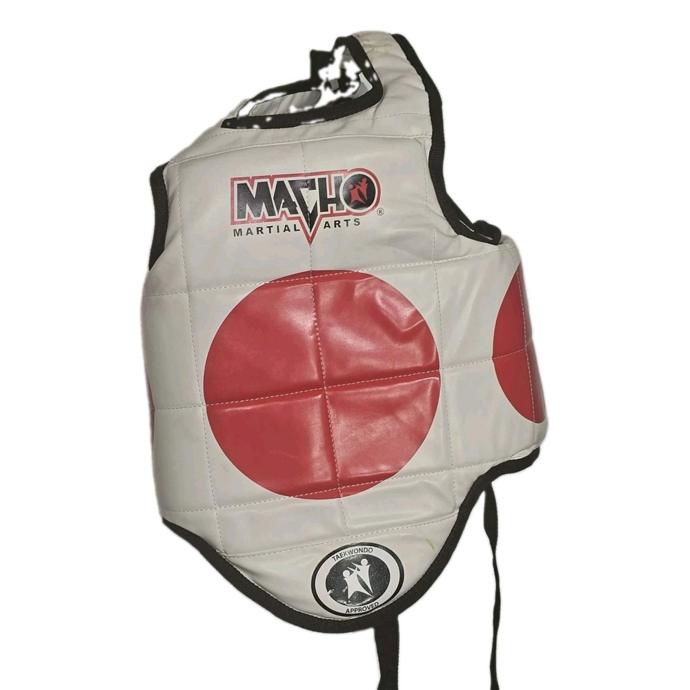 MACHO Taekwondo Hogu Chest Protector Reversible Red Blue White Size 3 RCPC-230